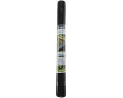 Pro Garden Gronddoek/worteldoek - anti onkruid - tuin - 150 x 700 cm - zwart - moestuin artikelen