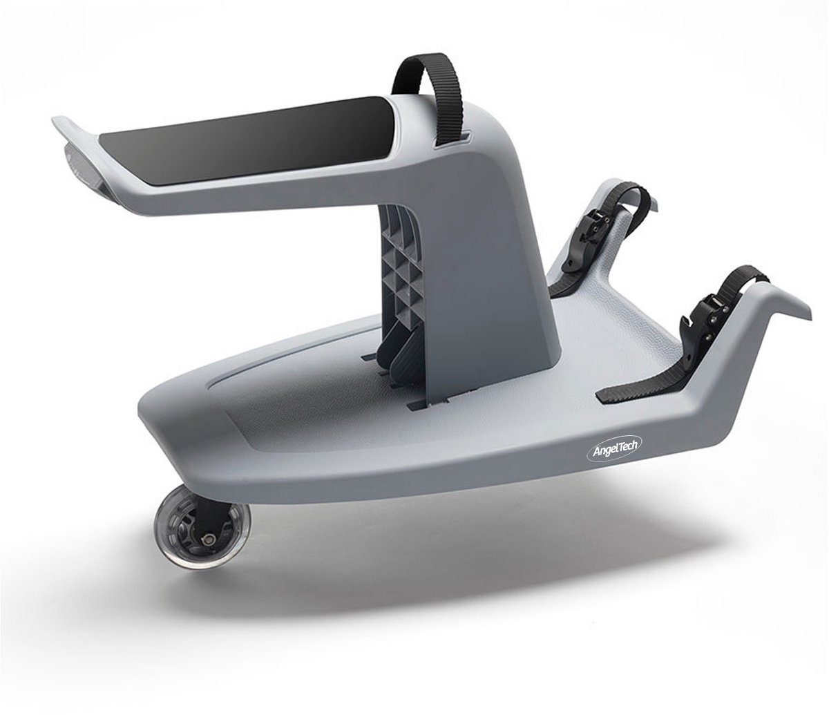 Kid-Sit Meerijdplankje Universeel - Met Zitje - Buggyboard - Tot 4 Jaar - Grijs - Grey