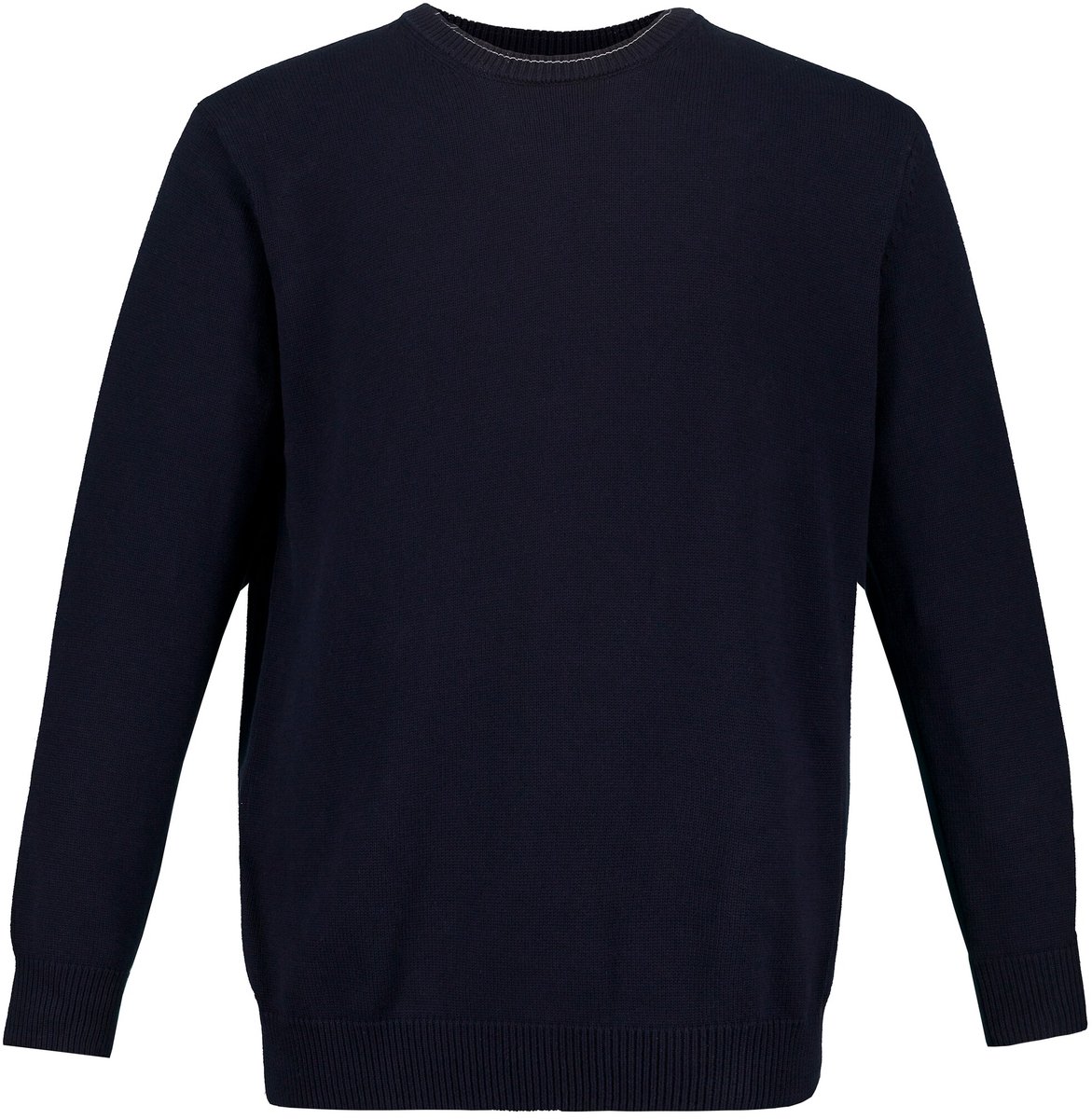 JP 1880 - Heren - Trui ronde hals katoen - Donkermarine - Maat 7XL