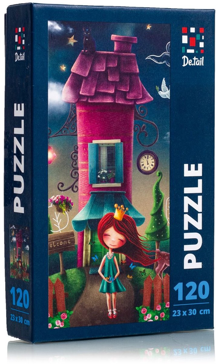 Puzzle 120 Magiczny dom księżniczki DT100-08 - Puzzel 120 Het magische huis van de prinses DT100-08