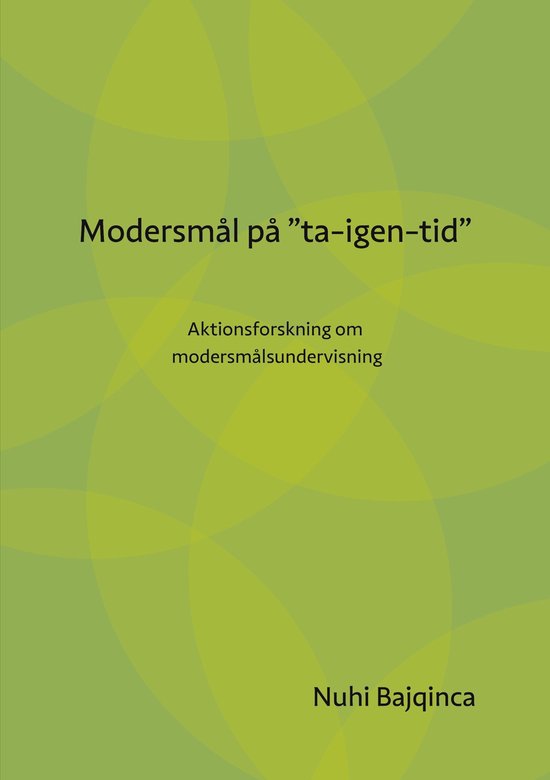 Modersmål på "ta-igen-tid" - cover