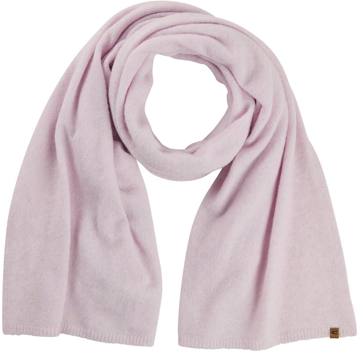 camel active Gebreide sjaal van een wolmix - Maat womenswear-OS - Paars