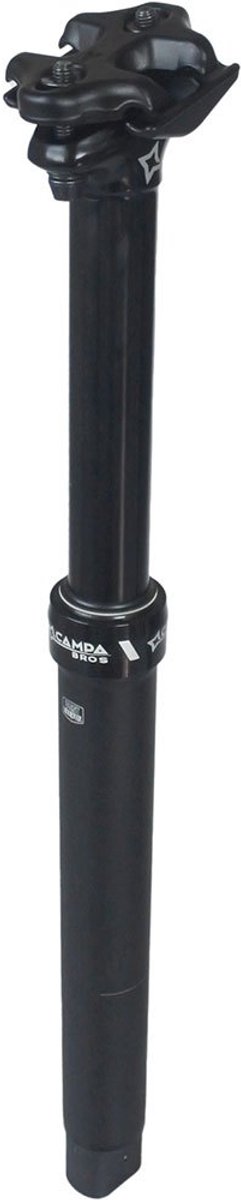 Campa Bros Battle Gravel Dropper Zadelpen Zilver 240-300 mm / 27.2 mm