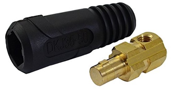 RIVERWELD TIG Laskabelpaneelconnector Stekker DKJ35 50 & EDKL35 300Amp Dinse Snelkoppeling 4 Stuks 687896239