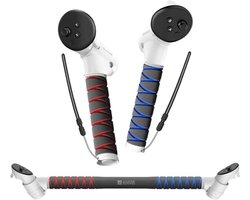 Extensible 3 in 1 Controller Grip voor Quest 3 - Lange Armen voor Gorilla Tag en Beat Saber