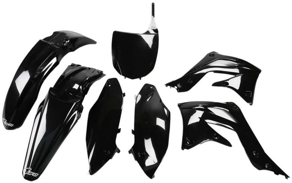 Ufo Kawasaki Kxf 450 2012-2012 Kakit217-001 Plastic Set Zwart