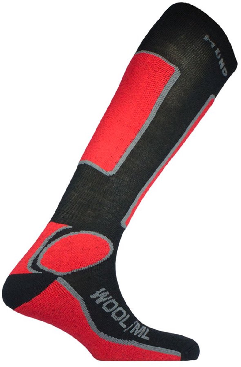 Mund Socks Skiing Antibacterial Sokken Rood,Zwart EU 38-41 Man