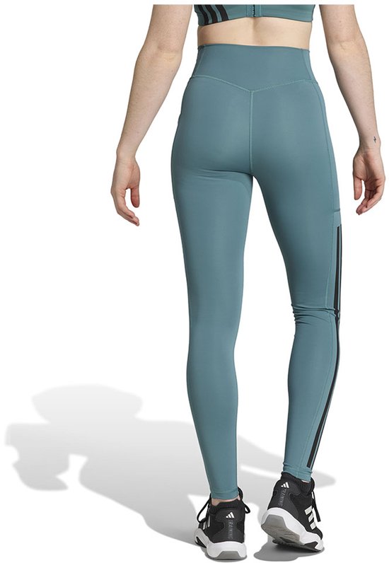Adidas Optime 3 Stripes Full Length Leggings Grijs XL / Regular Vrouw van Adidas — afbeelding 2
