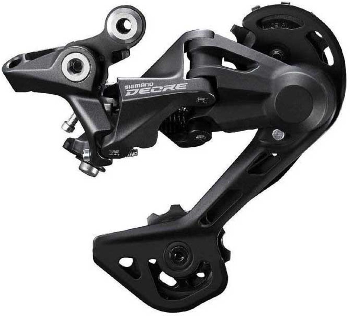 Shimano Deore Rd-m4120 Sgs Achterderailleur Zilver 10-11s / Max 42t