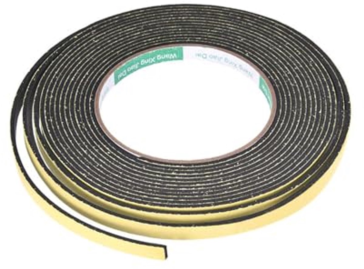 Zelfklevende Afdichtingsschuimtape voor Raam- en Deurisolatie - 8 mm x 2 mm x 5 m