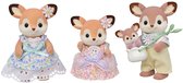 Sylvanian Families 5799 Familie Hert- 4 fluweelzachte speelfiguren