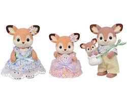 foto van Sylvanian Families 5799 Familie Hert- 4 fluweelzachte speelfiguren