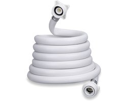 Wasmachineslang, vaatwasserslang, universele watertoevoerslang (1-5 meter) - met stalen punt