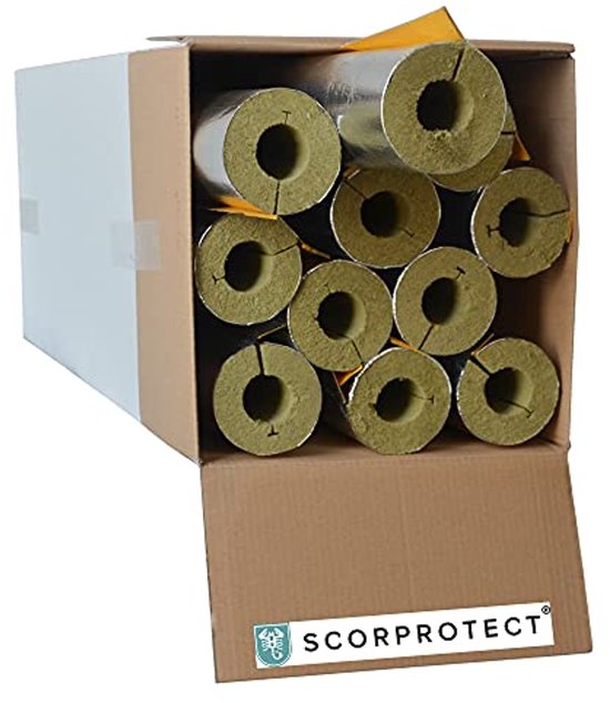 Aluminium Gelamineerde Buisschaal voor Steenwol Isolatie - 0,040 W/MK