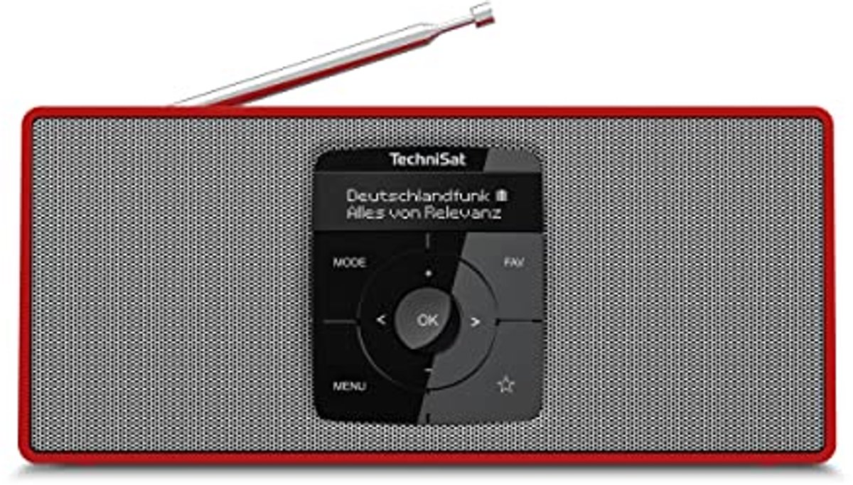 Draagbare DAB+ Stereo Radio met Accu - Bluetooth, OLED Display, en FM Ontvangst