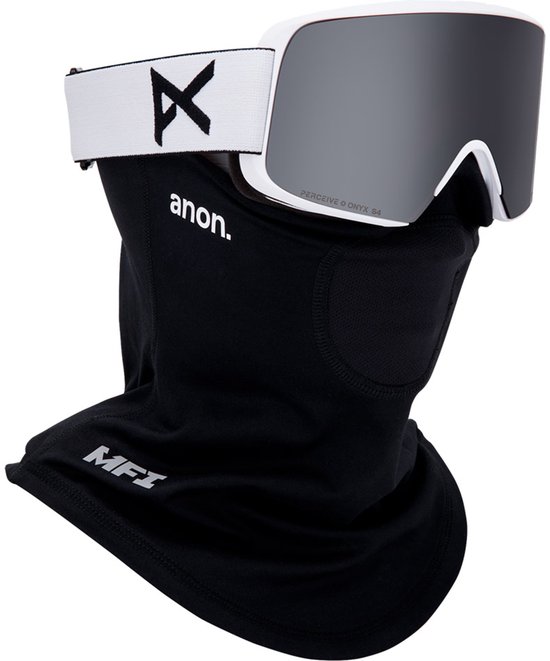 Anon M6s Skibril Wit,Zwart Perceive Sunny Onyx/CAT4 Man,Vrouw