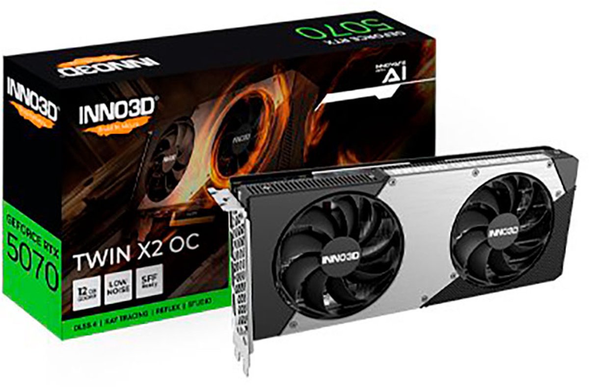 INNO3D GeForce RTX 5070 TWIN X2 12GB
