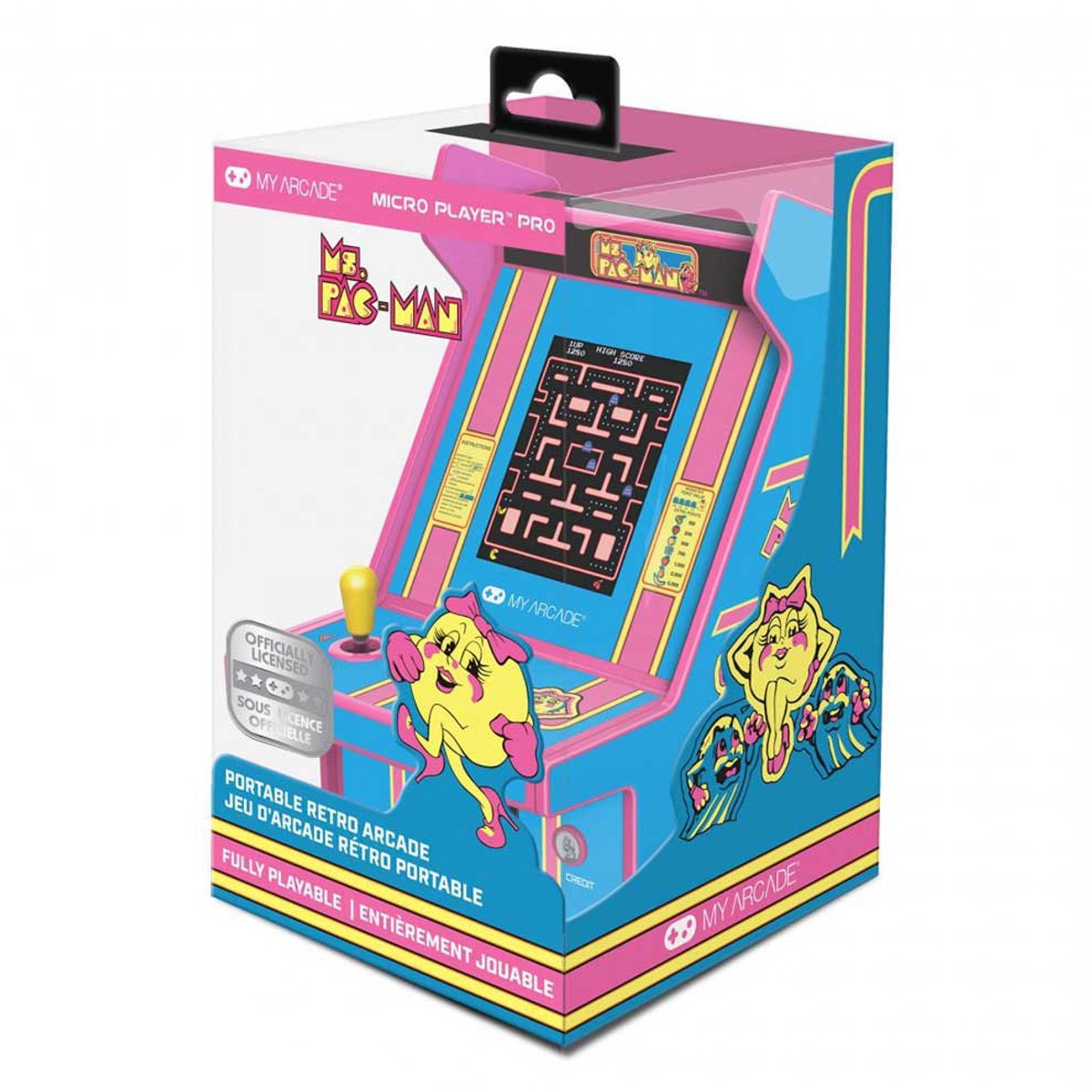 My Arcade Portable Retro Arcade Micro Player Pro Ms. Pac-Man