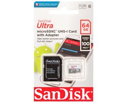 SanDisk 64GB Ultra microSDXC Klasse 10
