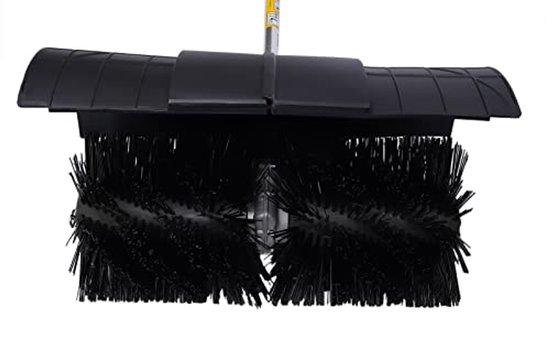 Benzine Motorbezem met Sneeuwschuiver 1700 W - Handveegmachine voor Opritten en Trottoirs van Merkloos	 — afbeelding 2