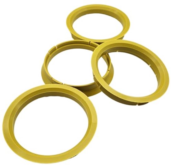 4x Centreerringen 72,5 op 66,6 mm | Kunststof | Perfecte pasvorm voor velgen