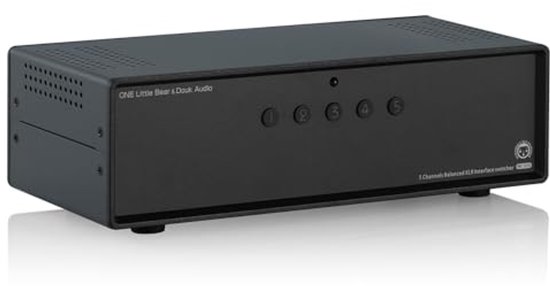 Douk Audio 5 Port XLR Gebalanceerde schakelaar 1(5) IN 5(1) Out Audio Switcher Box Splitter (5 IN 1 OUT