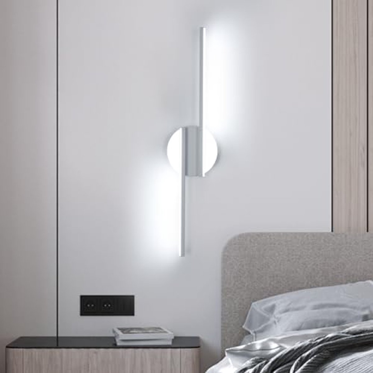 Moderne 22W LED Wandlamp in Wit voor Woonkamer, Slaapkamer en Hal
