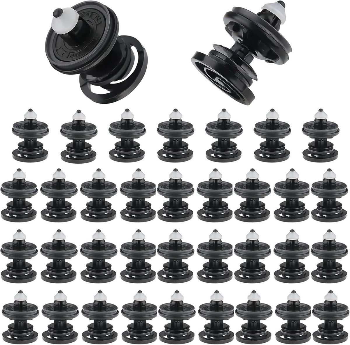 Image of 30 Pcs Door Trim Fastening Clips - Car Interior Door Mounts - Fixing Clips voor Golf 5 6 7 - VW T5 T6 Polo Skoda Caddy A4 A5 A6