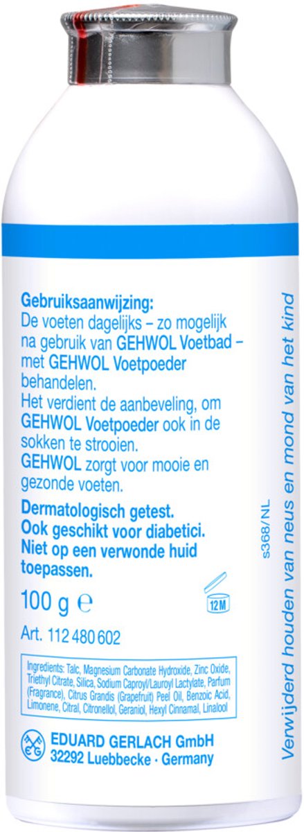 Gehwol Voetpoeder - 2 x 100 gr - Voordeelverpakking