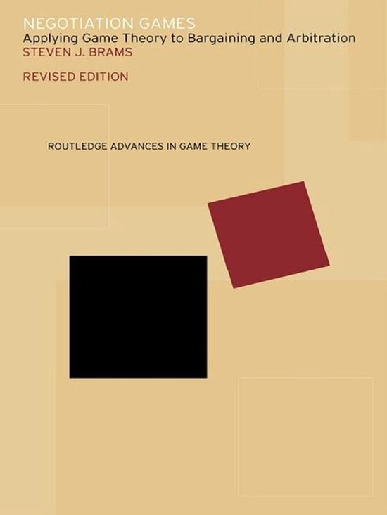 Routledge Advances in Game Theory - Negotiation Games - cover