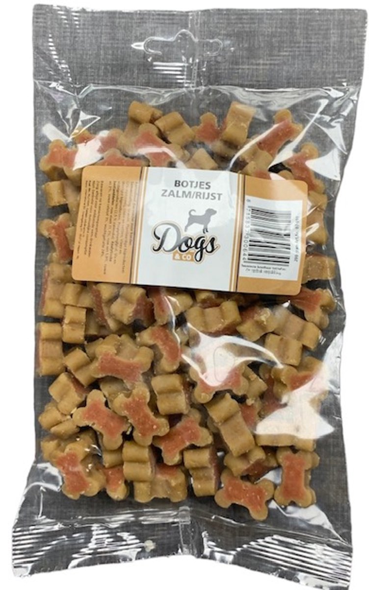 Multipack Dogs&Co Snacks 3x 200gram zalm/rijst trainers - Hondensnacks trainers