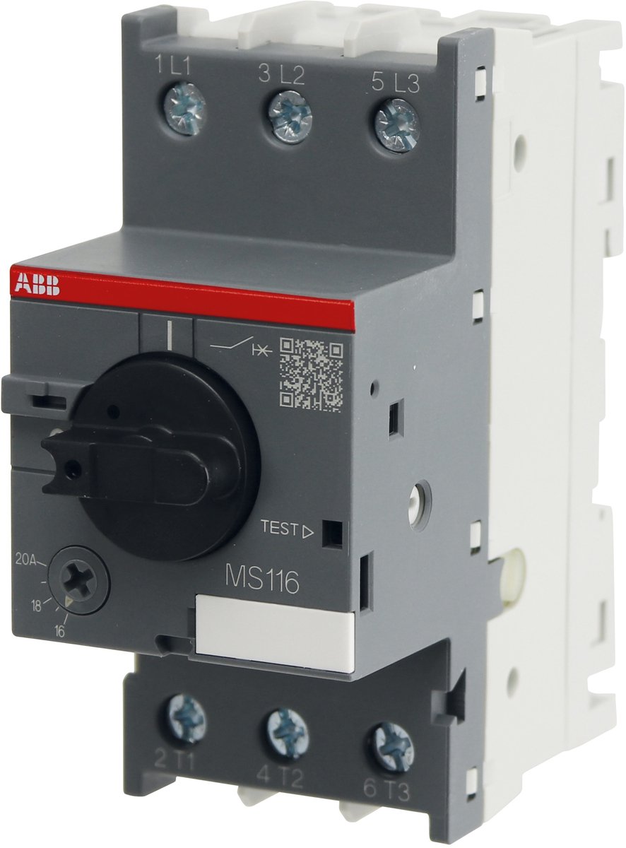 ABB MS 116 20 ABB MOTORBEVEILIGINGSSCHAKELAA (MS 116 20)