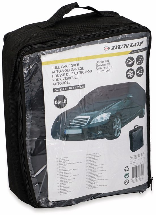 Housse de voiture Dunlop - XL Eva - Noir