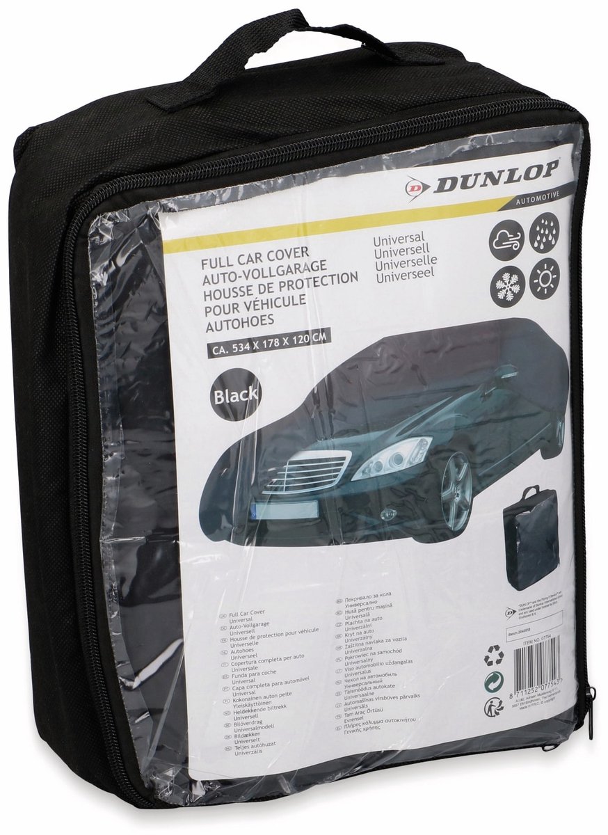 Dunlop Autohoes - Stevig en waterdicht - Autobeschermhoes