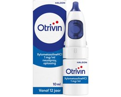 Otrivin Doseerspay - XylometazolineHCI 1 mg/ml - Neusspray Oplossing bij Neusverkoudheid - Vanaf 12 Jaar - 10 ml