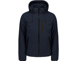 Softshell jacket met afritsbare capuchon