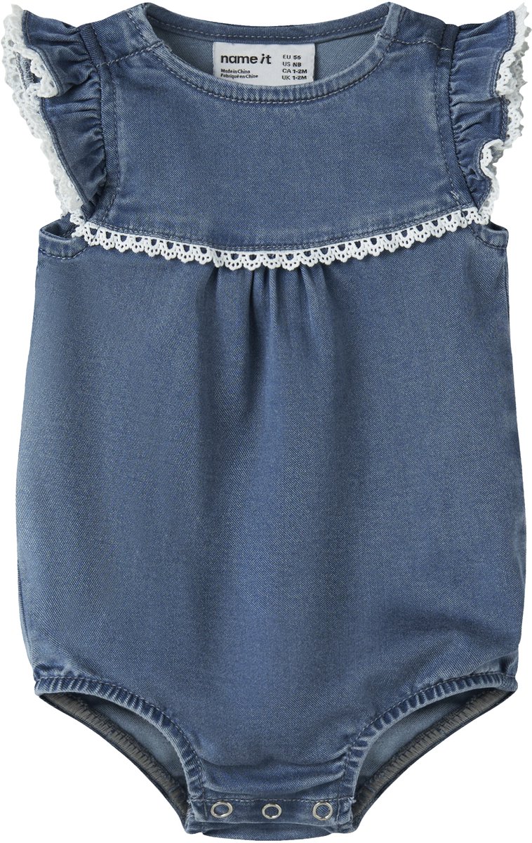 NAME IT - NBFMOLLY DNM ROMPER 4377-TO J - Baby - Bodies - Maat 80