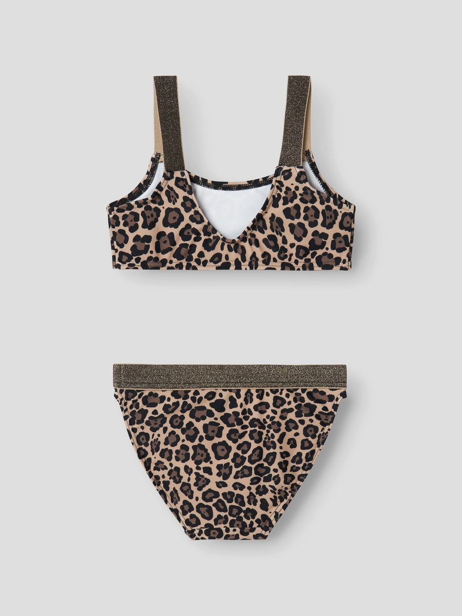 NAME IT NKFZERIA BIKINI Meisjes Bikini - Brown Lentil — afbeelding 2