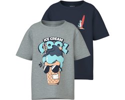 NAME IT - NMMVAGNO 2P SS LOOSE TOP - Jongens - T-shirts