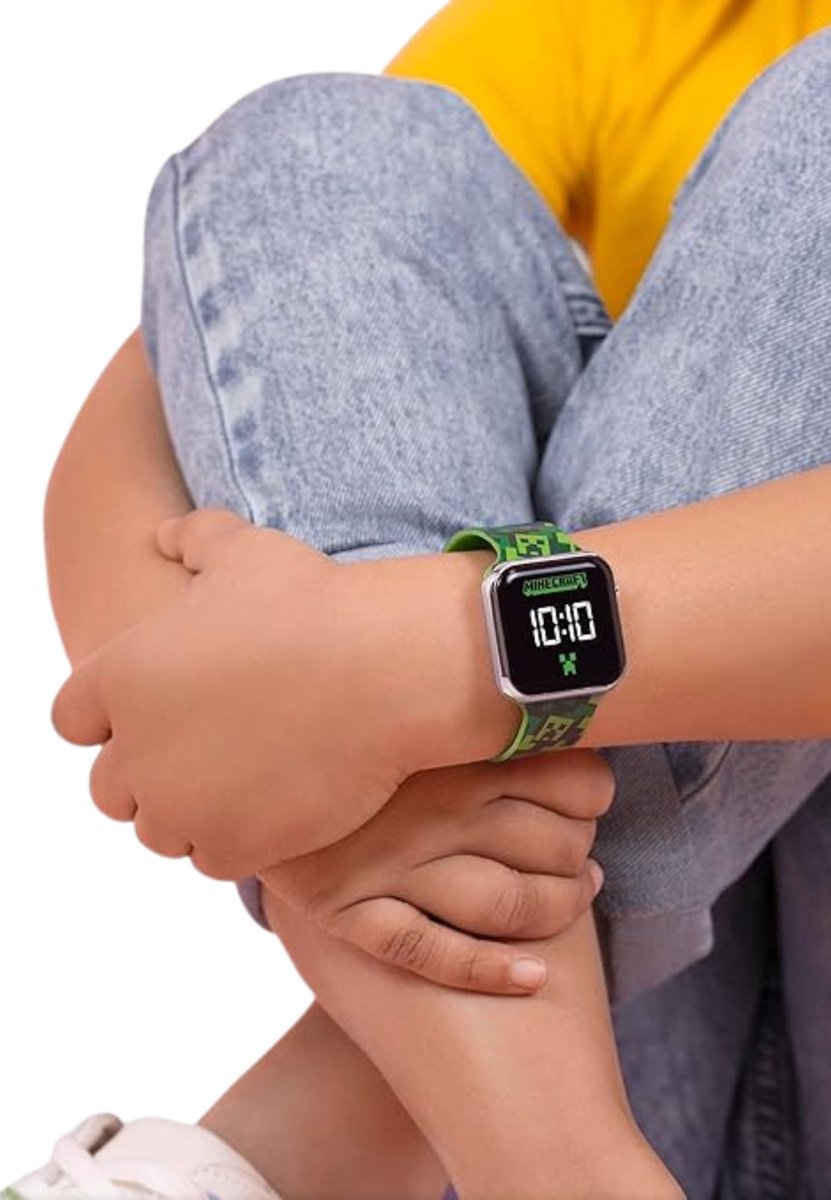 Minecraft Casual LED-horloge