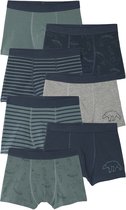 Vertbaudet Set van 7 boxershorts voor jongens met strepen en berenprint