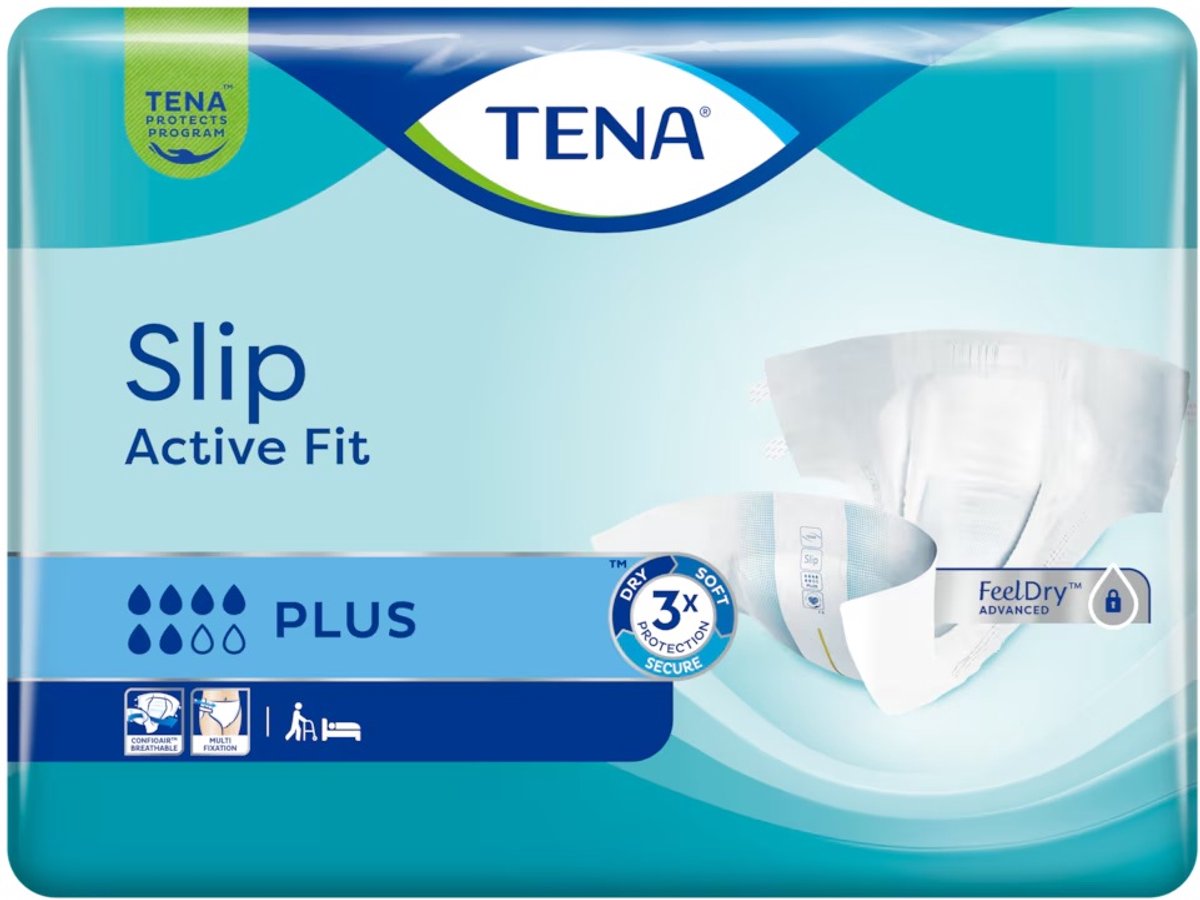 Tena Slip Active Fit Plus Medium - 1 pak van 30 stuks
