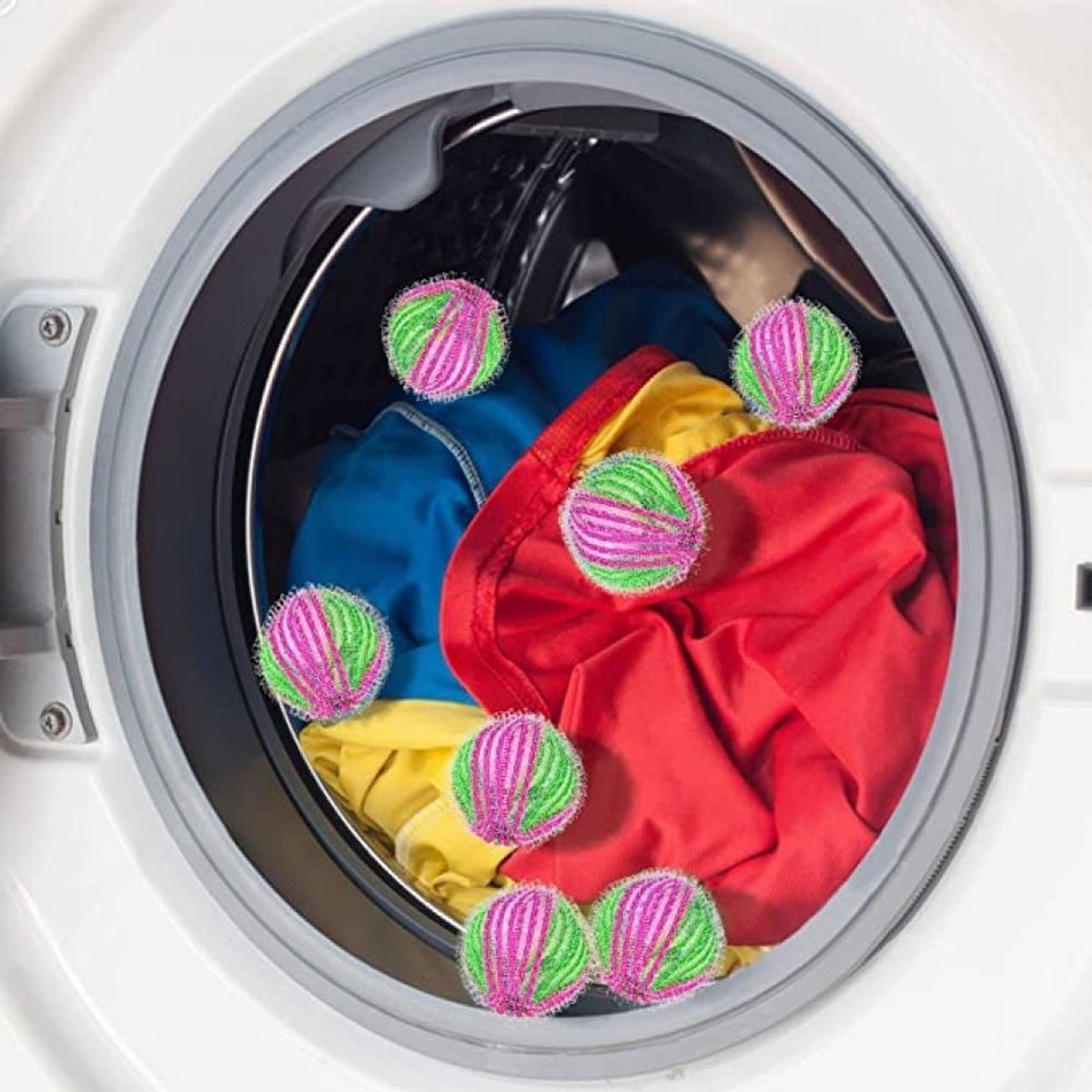 12 Stuk Wasmachine voor het verwijderen van dierenhaar - Herbruikbare pluizenbalwasser