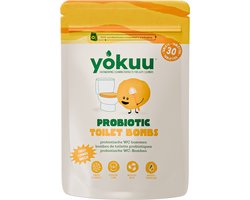 YOKUU WC Tabletten - Toiletreiniger - 30 Tabletten - WC Reiniger met Frisse Zomerbries geur - Zero Waste Poetsmiddel