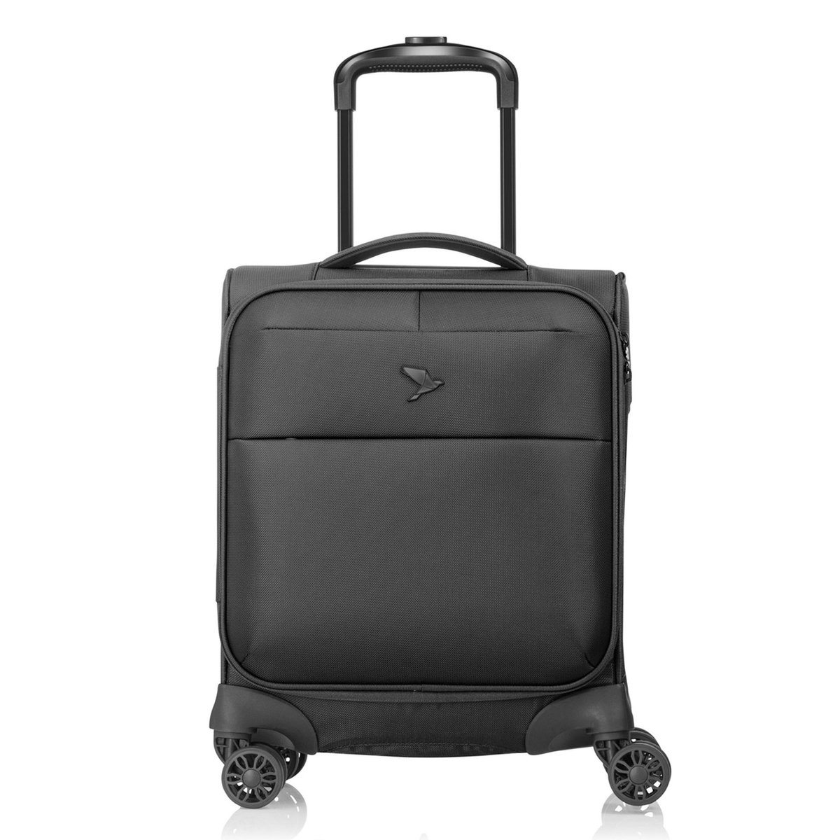 Pack Easy GoUp 4 wielen Cabinewagen XS 45 cm - Zachte bagage - TSA slot - schwarz