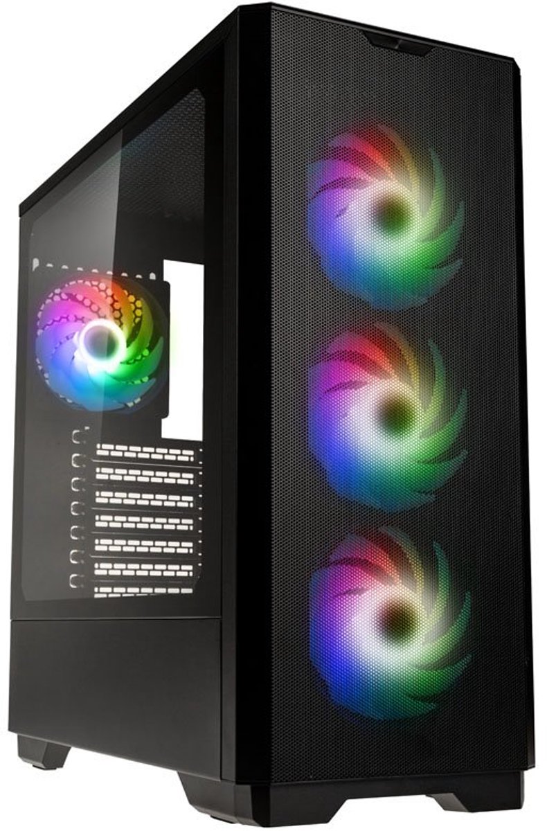 Kolink Unity Solar ARGB Mesh Midi Tower Zwart