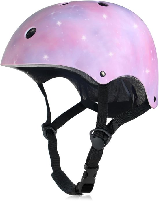 Fietshelm Baby - Kinderhelm - Kind - Extra Stevig - Paars