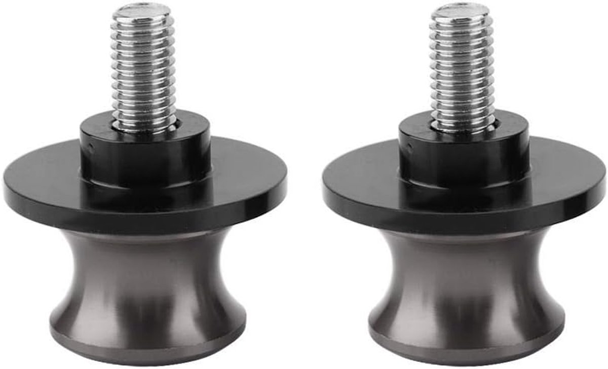 CNC Swing Arm Stand - Screws Sliders Spools - 2pcs 8mm - Achterstand - Swingarm Bobbins - Kleur