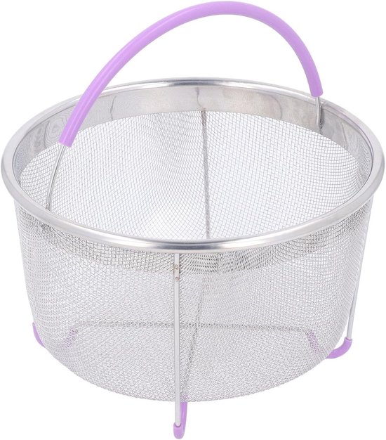 Stainless Steel Mesh Steam Basket Insert - 6 Liter Pressure Cookers - Multifunctional Strainer - Fitness Lovers - Health-Conscious Cooks