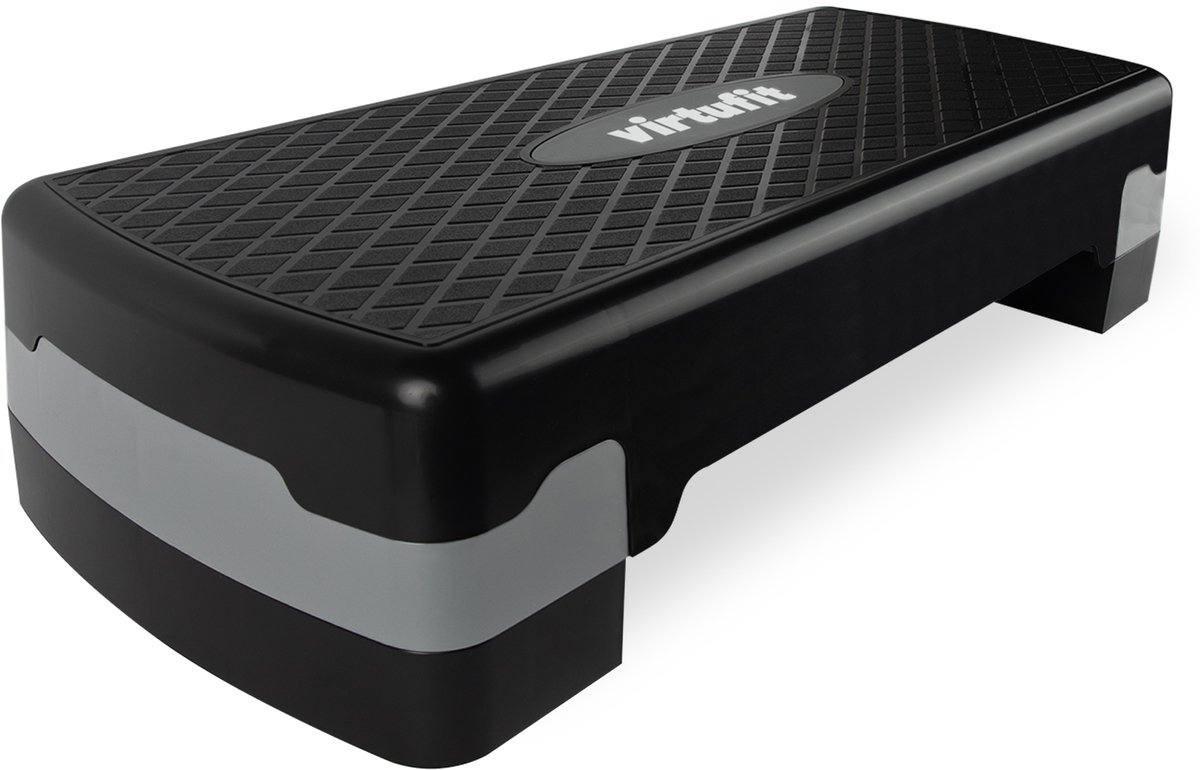 VirtuFit Essential Aerobic Fitness Step - Verstelbare Stepper - Stepbank - Aerobics Stepper Fitness - Verstelbaar - Geschikt voor Krachttraining en Revalidatie - Duurzaam en Slijtvaste Aerobics Stepper – foto 2